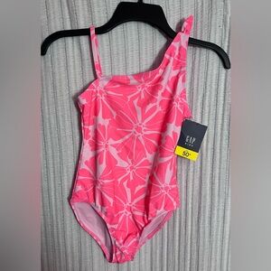 GAP Kids Pink Floral One Piece Swimsuit